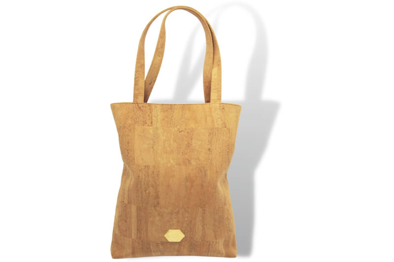 Shopper - Große Tasche in Nude Kork (Hellbraun)