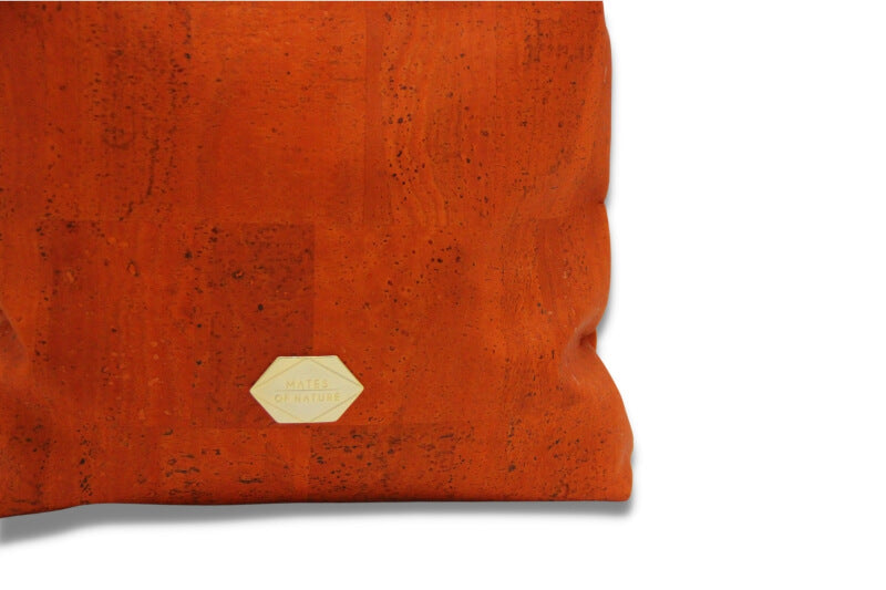 Shopper - Large bag in papaya cork (orange)