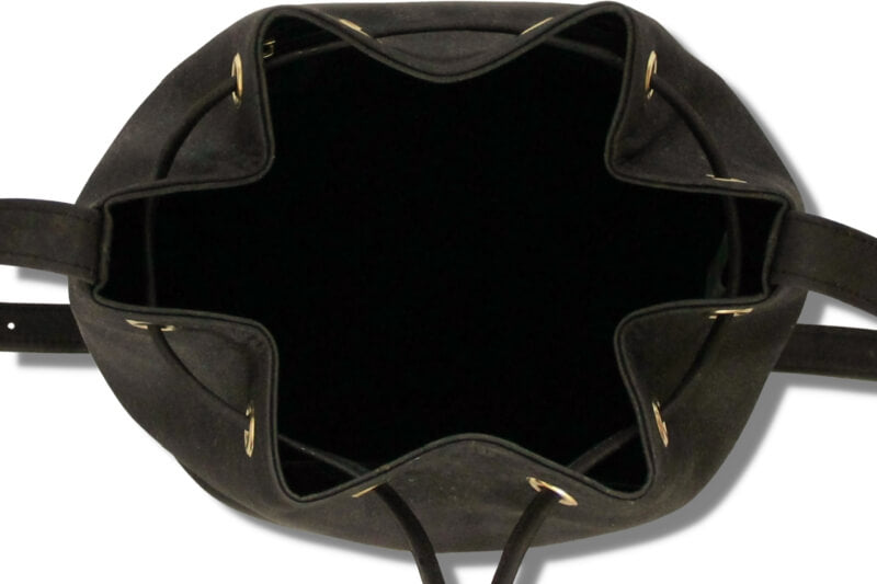 Bucket Bag - Handtasche in Coal Black Kork (Schwarz)