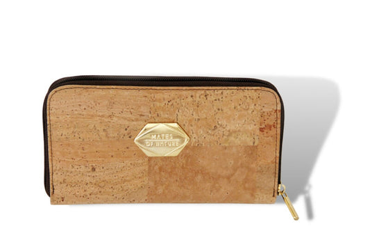 Women's wallet in nude cork (light brown)
