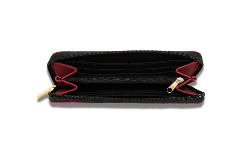 Red discount circle purse